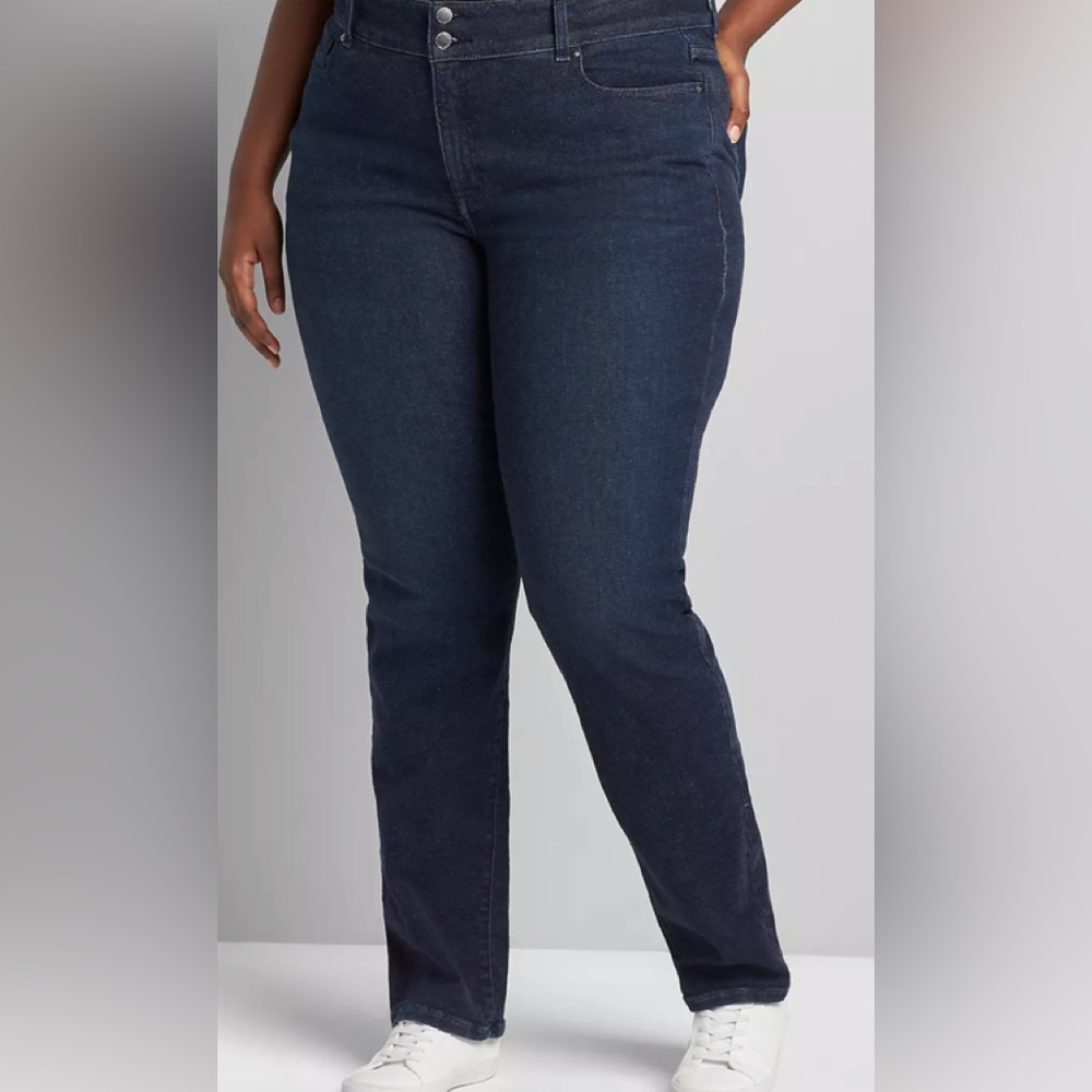 Lane Bryant High Rise Skinny Jeans Dark Denim 20s